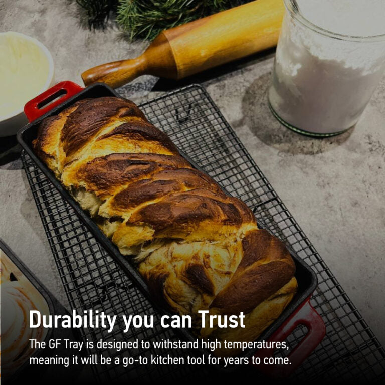 Grand Feu Cast iron baking dish with lid Grand FEU 1.7 L (Red)