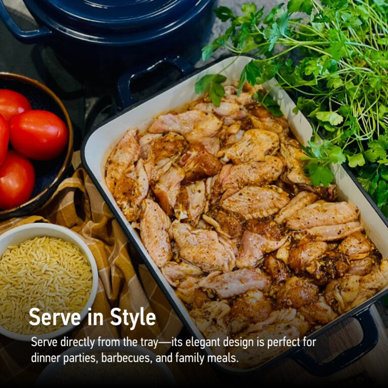 Grand Feu Cast iron baking dish Grand Feu (Blue)