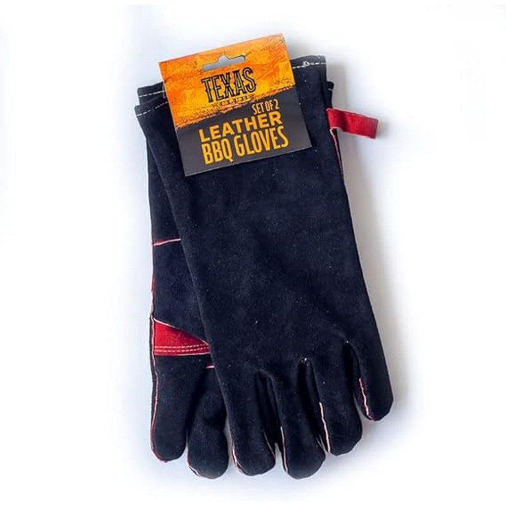 Texas club Leather heat-resistant gloves