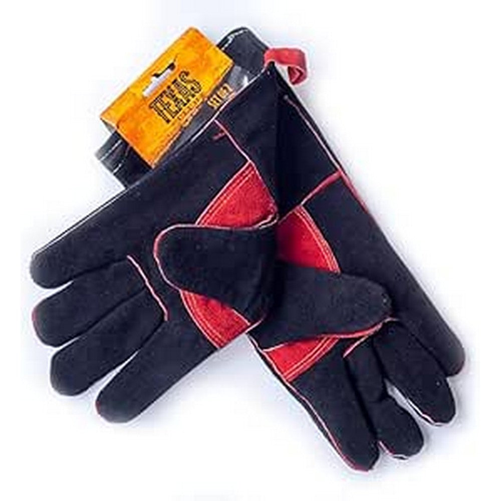 Texas club Leather heat-resistant gloves
