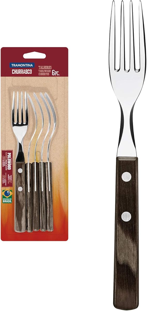 Tramontina 6 Pcs. Table Forks Set Churrasco
