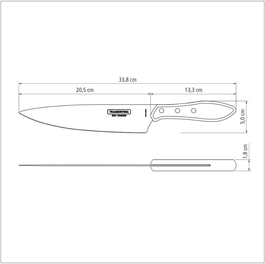 Tramontina 8" Meat Knife Polywood