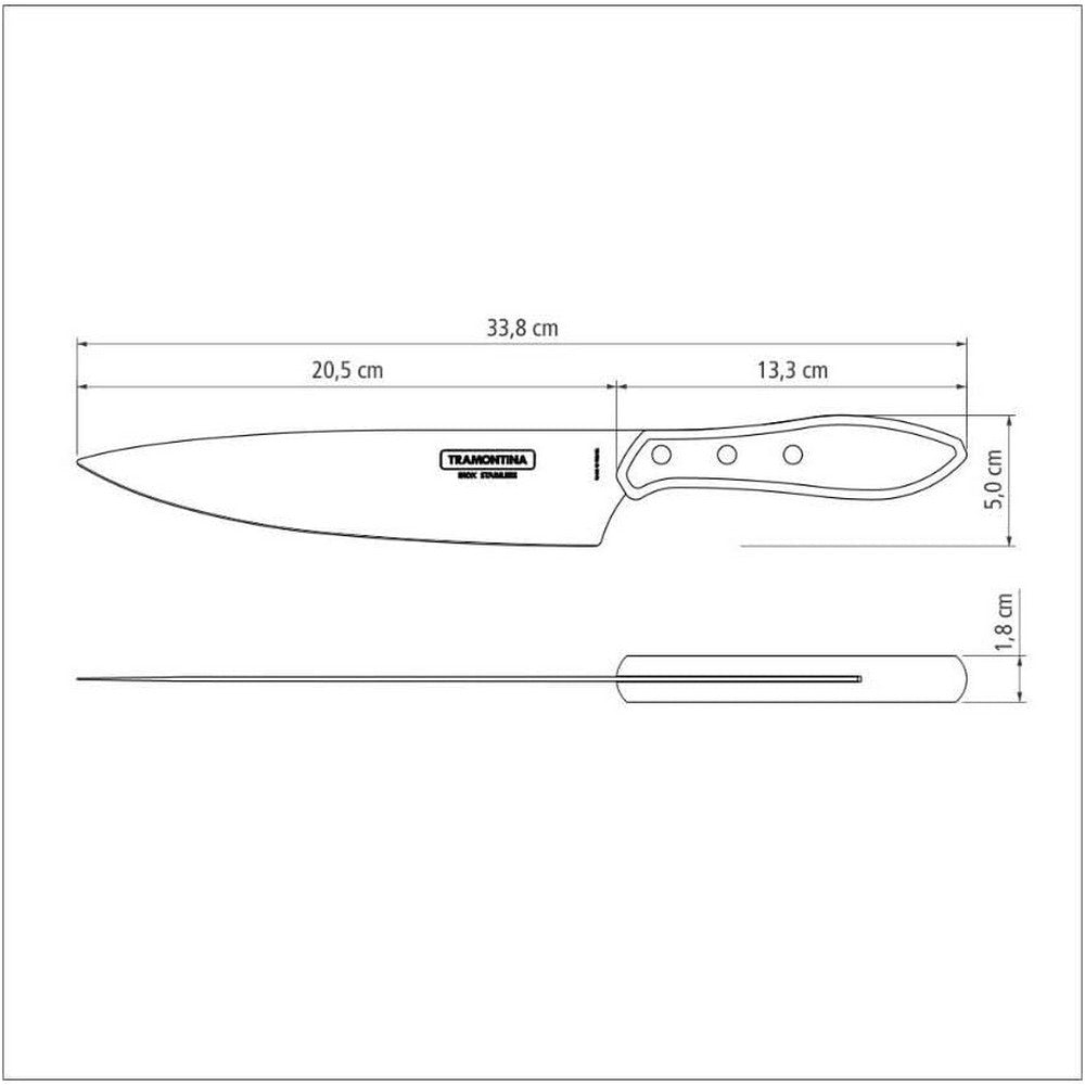 Tramontina 8" Meat Knife Polywood