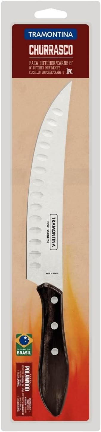 Tramontina 8" Butcher/Meat Knife Polywood