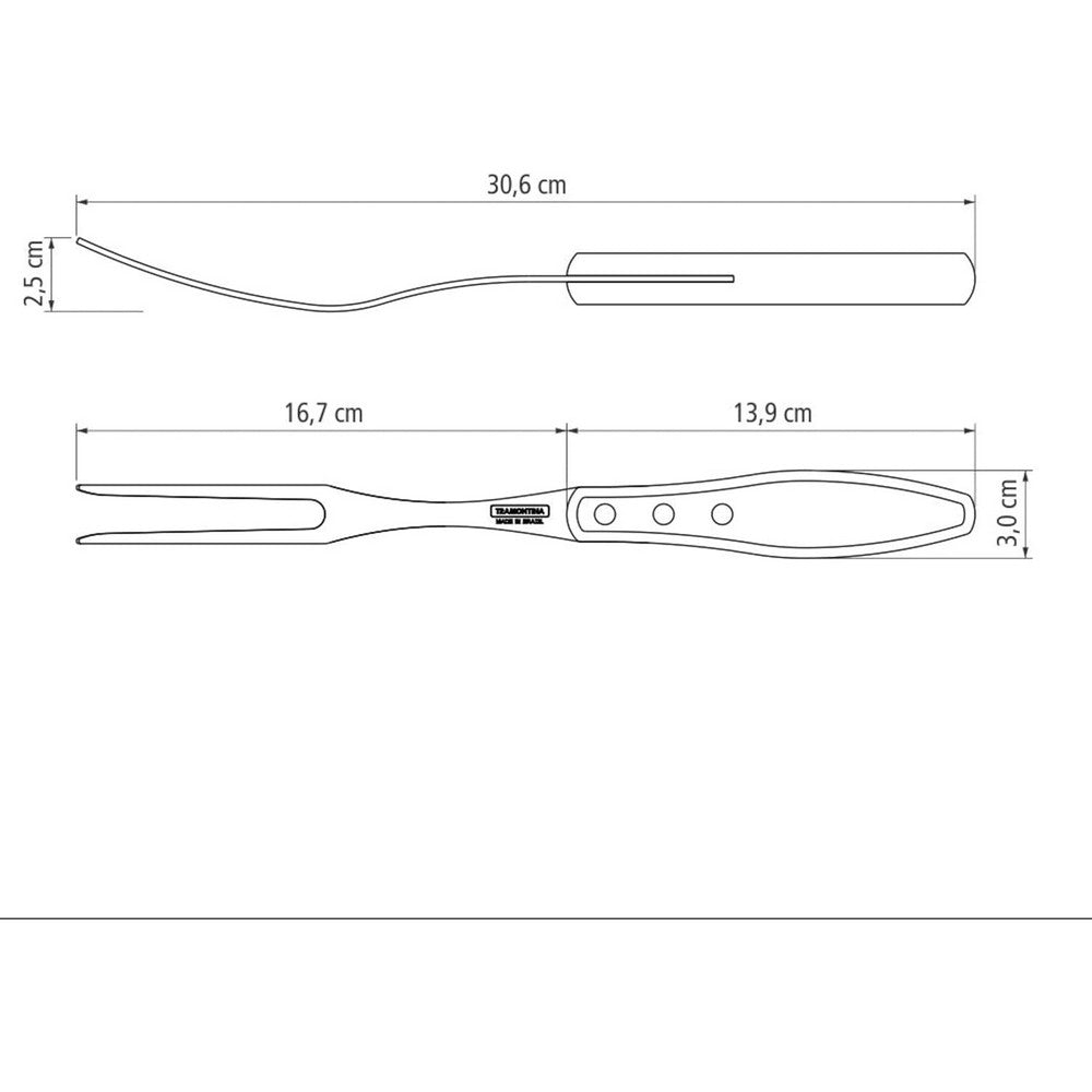 Tramontina Carving Fork Polywood