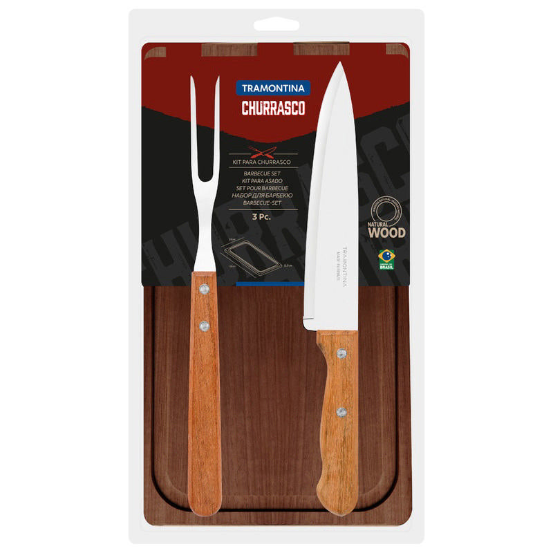 Tramontina 3 Pcs Barbecue Set Churrasco