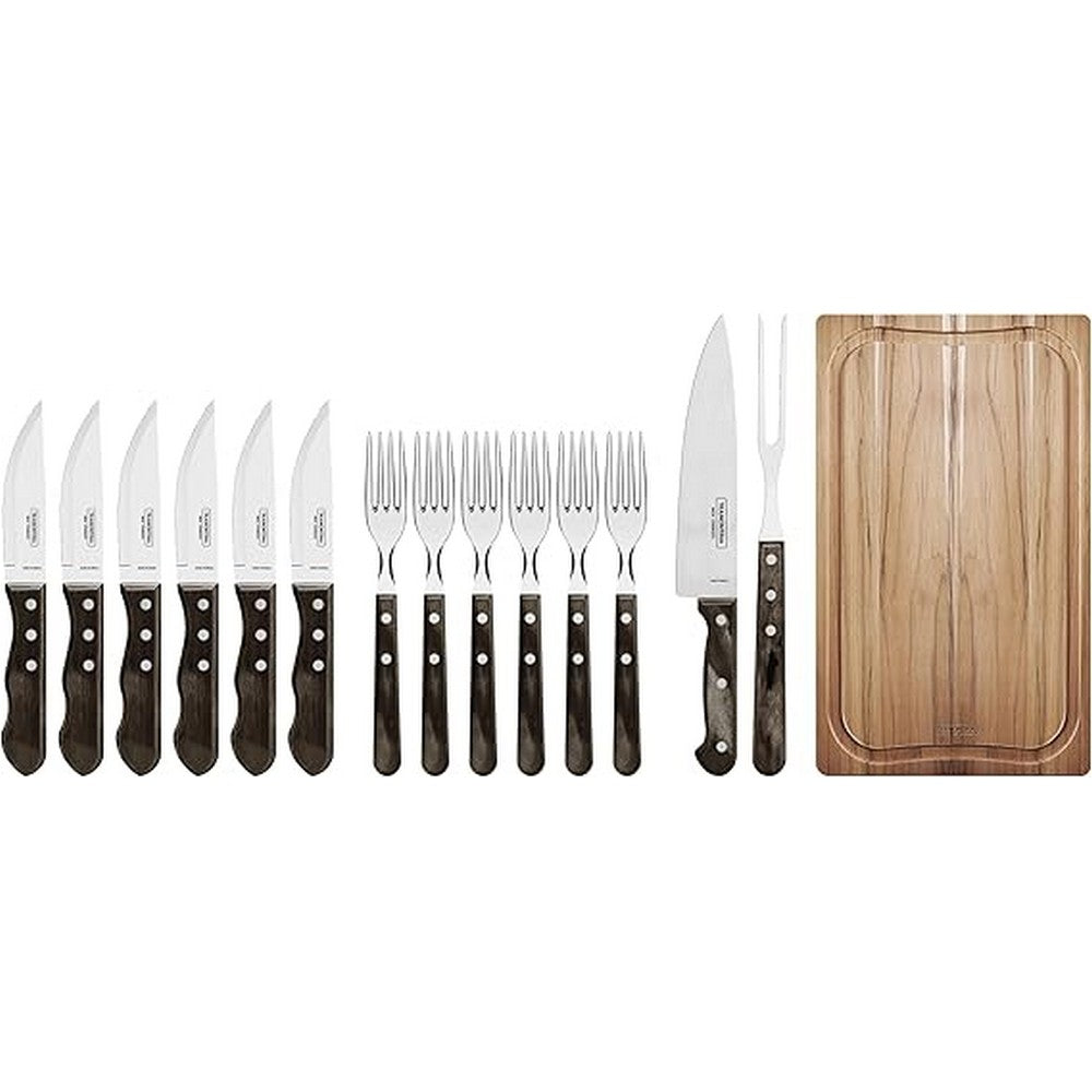 Tramontina Ww 15 Pcs Barbecue Set Polywood