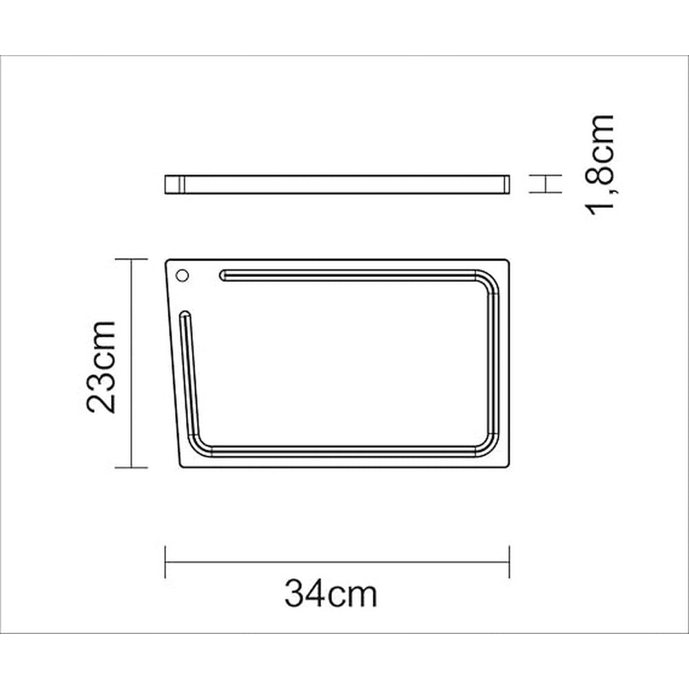 Tramontina BBQ Board 33 x 20 x 1.8 cm – Sand