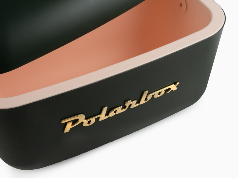 Polarbox 20 Liters Classic Cooler Box Green Forest - Gold