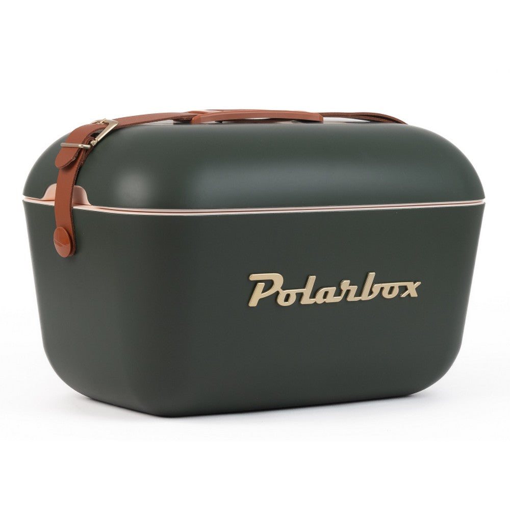 Polarbox 20 Liters Classic Cooler Box Green Forest - Gold