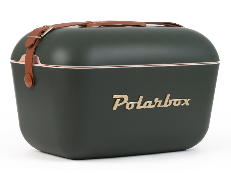 Polarbox 20 Liters Classic Cooler Box Green Forest - Gold