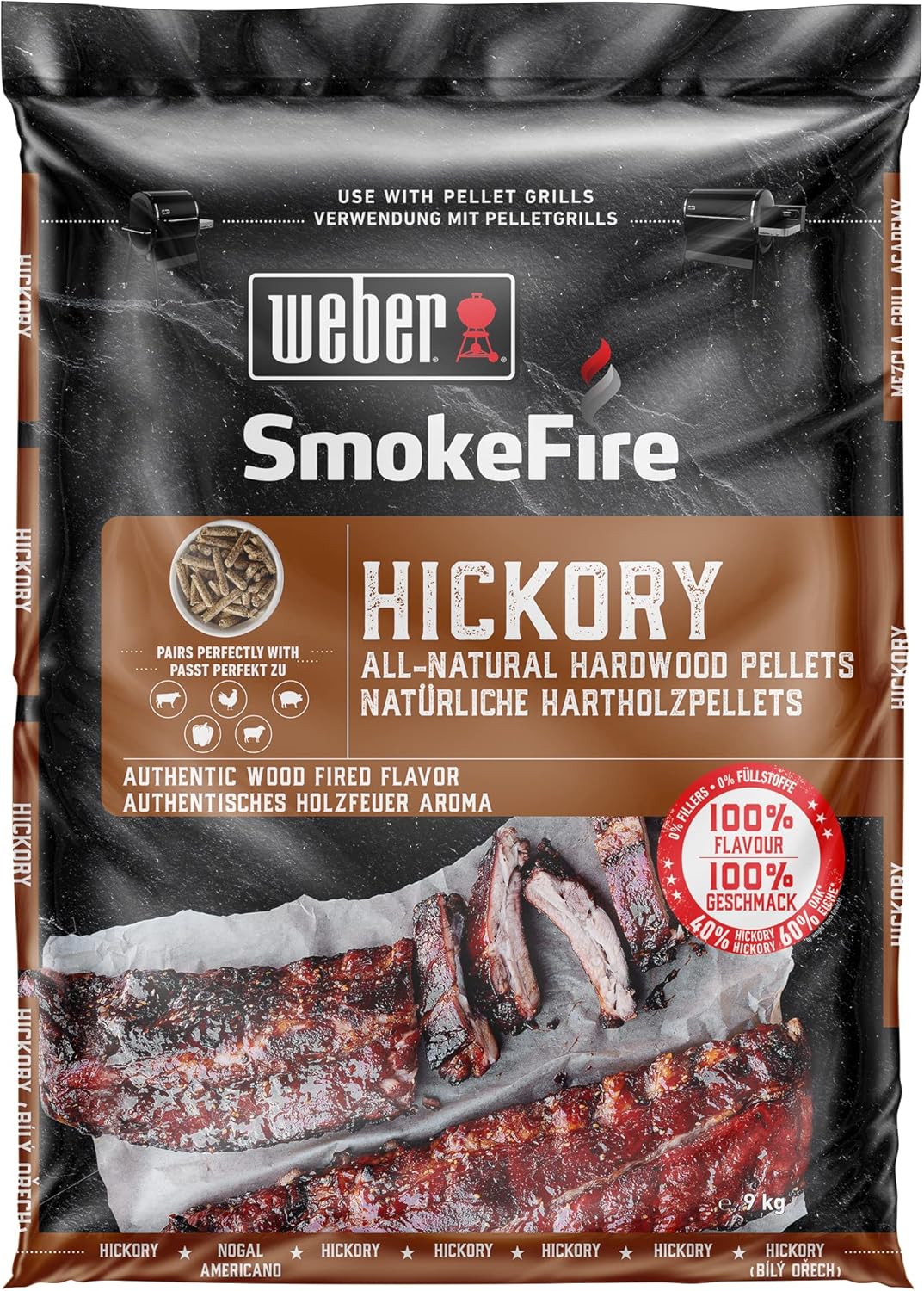 Weber Smoke Fire Hickory